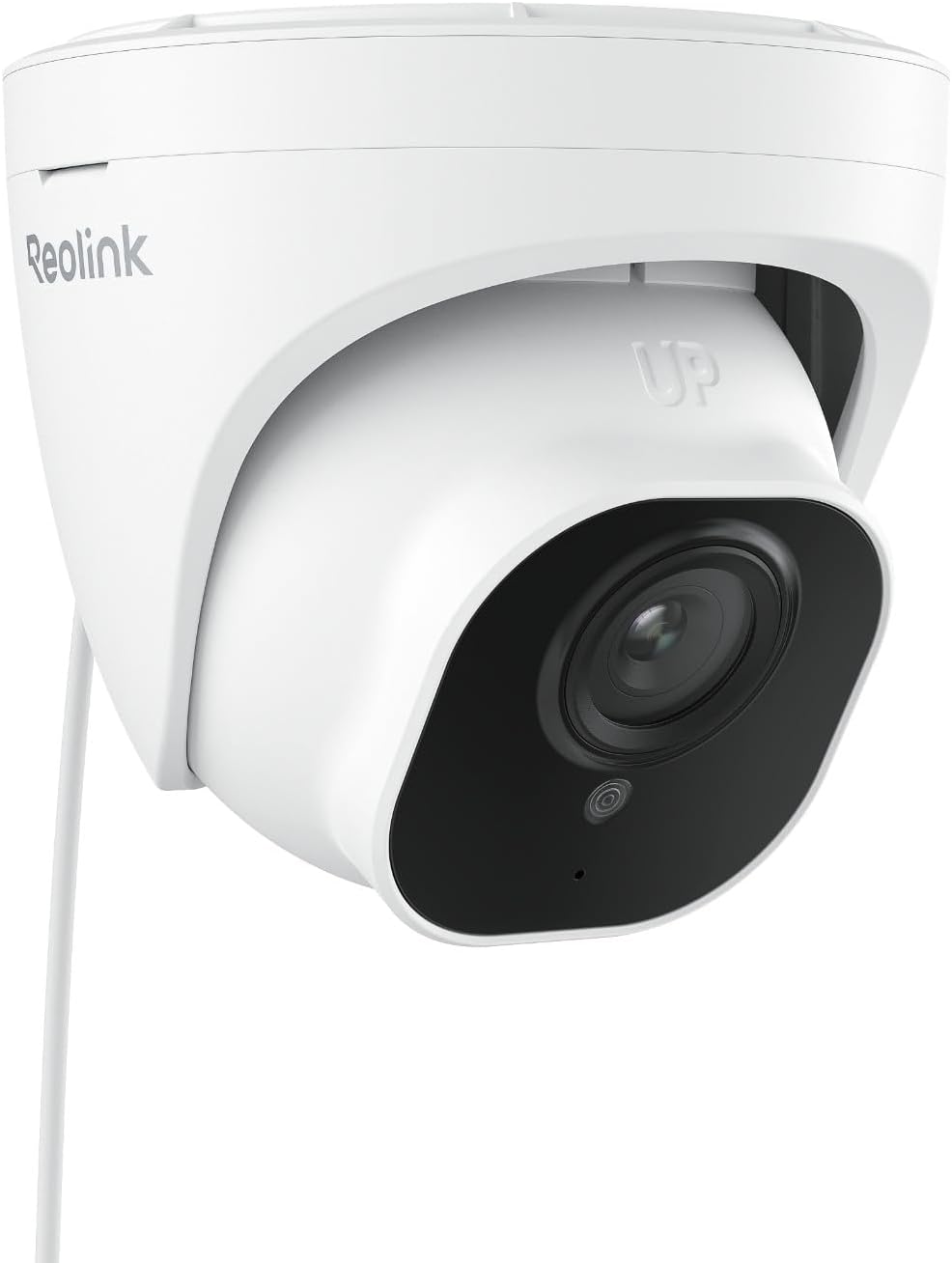 REOLINK Wired Security Camera Outdoor, IP PoE Dome Surveillance Camera, Smart Human/Vehicle Detection, Work with Smart Home, 100ft 5MP HD IR Night Vision, Up to 512GB microSD Card, RLC-520A