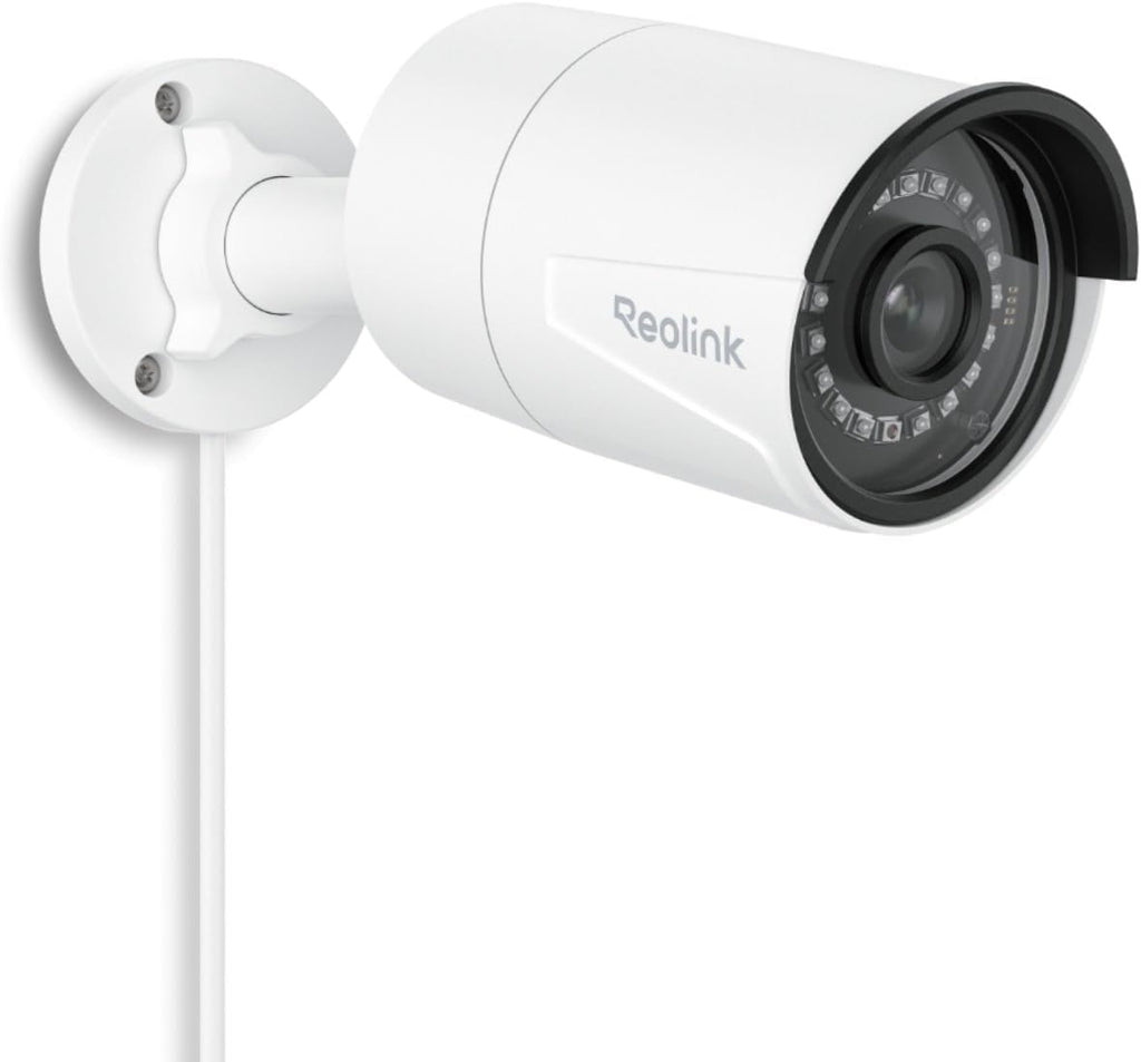 REOLINK 5MP Security PoE IP Camera, Person/Vehicle/Pet Detection, Time-Lapse, 100ft IR Night Vision, Work with Smart Home, Support 512GB SD Card, Surveillance Outdoor Indoor, RLC-510A