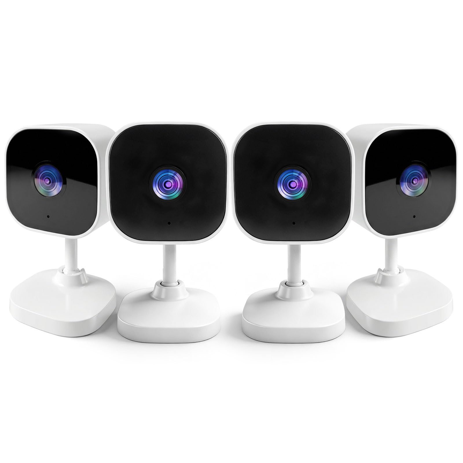 2K Cameras for Home Security Dual-Band 5G/2.4GHz WiFi Indoor Camera Baby Monitor & Pet Camera for Dog Cat Elder AI Motion Detect 2-Way Audio Night Vision 24/7 Local Recording SD Cloud Storage 2 Pack