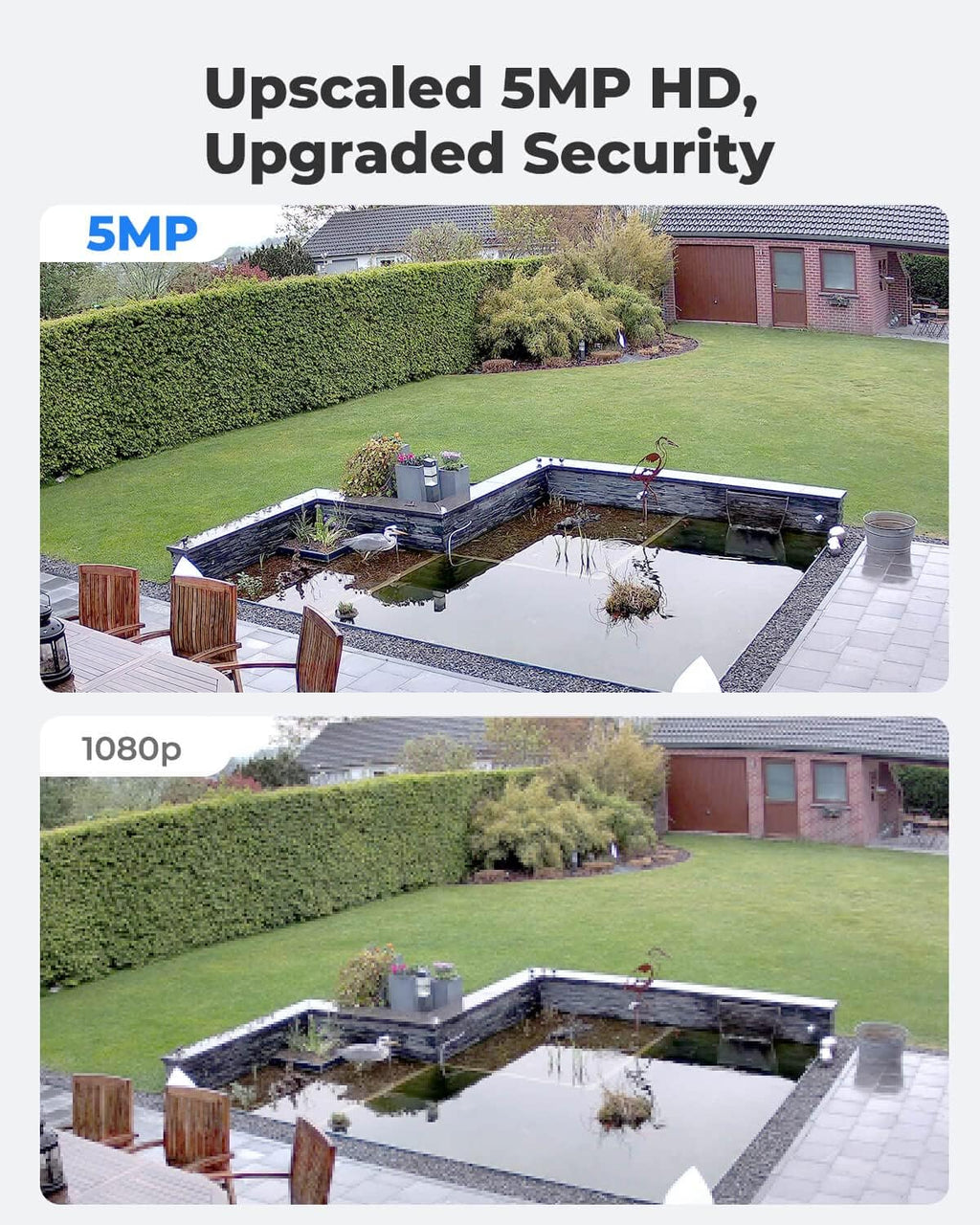 REOLINK Wired Security Camera Outdoor, IP PoE Dome Surveillance Camera, Smart Human/Vehicle Detection, Work with Smart Home, 100ft 5MP HD IR Night Vision, Up to 512GB microSD Card, RLC-520A