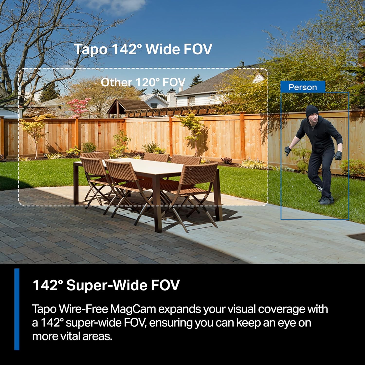 Tapo MagCam 2K+ - 2026 Wirecutter Best Outdoor Security Camera & PCMag Editors' Choice, Wireless Battery Power, Magnetic Mount, Subscription-Free SD Storage or optional Cloud, Person/Vehicle Detection